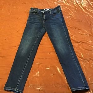Vervet mid rise skinny jeans - dark blue - size 30